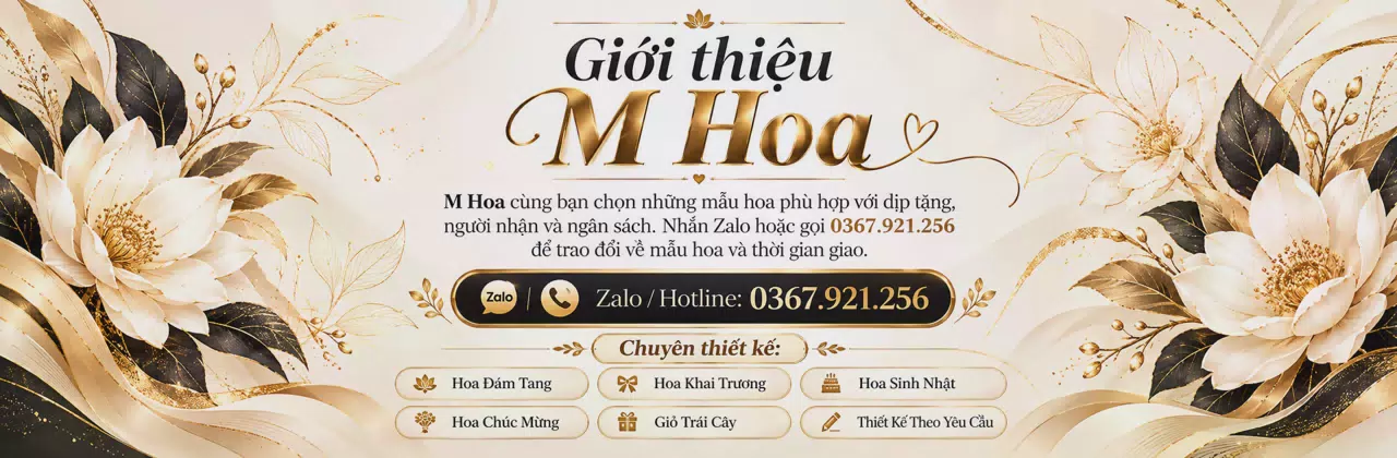 Ảnh bìa Shop hoa tươi Việt Trì - Chọn hoa vừa ý, gửi trao tận tâm